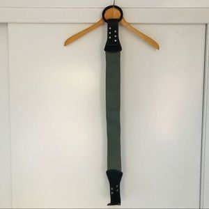 CHRISTOPHER‎ KON Teal & Brown Leather Belt